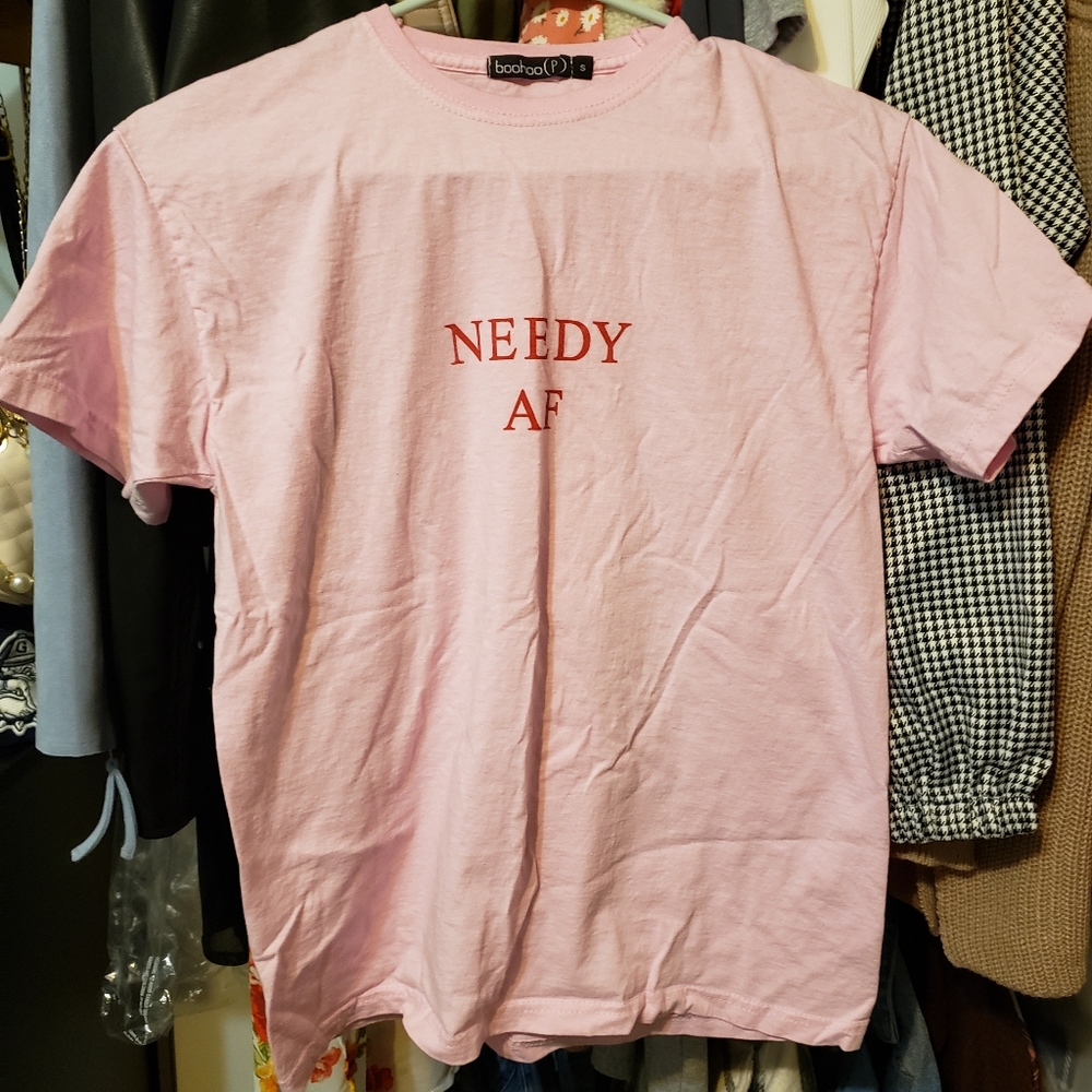 Needy af logo graphic tee